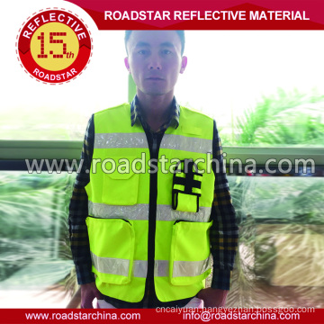 Waterproof reflective traffic vest